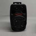 iLive Electronics Wireless Tailgate Party Speaker, LED Light Effects, Built-in Rechargeable Battery, Black (ISB380B)