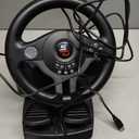 SUBSONIC - Superdrive SV250 Steering Wheel. Racing Wheel with pedals and Gearshift Paddles - 22 cm Diameter, 180 Roation Angle - For Nintendo Switch 2 - Switch - PS4 - Xbox Series X/S, Xbox One & PC