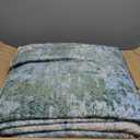 GENIMO Washable Rugs 9x12 Area Rugs for Living Room Bedroom, Modern Abstract Rug Ultra Soft Indoor Area Rugs 9x12 for Dining Room, Low Pile Carpet with Non Slip Backing, Abstract Blue Green