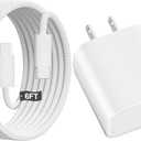 iPhone 17 Fast Charger,iPhone Charger Fast Charging USB C Wall Chargers Block Plug Type C 6FT USB C to C Woven Charging Cable Cord for iPhone 17 Pro Max/17 Pro/17 Air/16 Pro Max/16 Plus/16/15/iPad Pro