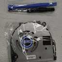 Replacement New Laptop CPU Cooling Fan for HP EliteBook 745 G5 745 G6 840 G5 840 G6 850 G5 850G6 845G5 845G6 ZBOOK 14U G5 ZBOOK 15U G6 Series NS85C10-18J12 EG75050S1-C030-S9A DC5V 0.5A Fan