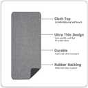 Bosap Bath Mat,Ultra Thin Bathroom Runner Rugs,Large Bath Mats for Bathroom,Quick Dry,Non-Slip,Machine Washable,Low Pile,Bath Rug,Shower Outside,Sink,Home Decor Accessories.Grey,3'x5'(36x60inch)