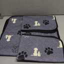 Washable Pee Pads for Dogs Mat, 2 Pack Absorbent Reusable Training Dog Pads Pet Puppy Pads, Non-Slip Potty Pads for Whelping, Playpen, Crate, Bed, Grey 24"x36" (Gray)