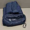 Toncoke Sleeping Pad, 4.7" Extra-Thick & Ultralight Inflatable Camping Mat with Pillow, Built-in Foot Pump, Compact for Backpacking, Camping, Hiking, Travel  Navy Blue