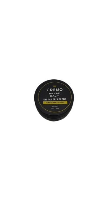 Cremo Styling Beard Balm, Distiller's Blend (Reserve Collection), Nourishes, Shapes And Moisturizes All Lengths Of Facial Hair, 2 Ounce