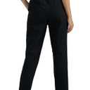 Chic Classic Collection Women's Cotton Pull-on Pant with Elastic Waist (Black) 18 Petite