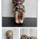 NUOBESTY Halloween Haunted Doll Scary Haunted House Adornment Ghost Baby Decoration Halloween Baby Doll Haunted House Decoration Prop Scary Ghost Babies Ornament Creepy Zombie Baby