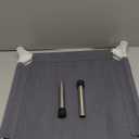 Elevated Dog Bed for Small Dogs, Outdoor Cooling Dog Bed Cot for Small Pets, Indoor Detachable Raised Dog Bed with Non-Slip Feet, Double Layer Polyester Cotton (20" L x 20" W x 6.5" Th)