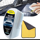 POLIXEL Windshield Stain Remover with 4oz Glass Cleaning Fluid, Portable Glass Cleaner Oil Film & Water Stain Remover for Windscreen, Shower Door & Mirror and Any Glass Surface – 4oz/120ml, Set of 2