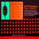 USUIE Red Light Therapy Belt, Infrared Light Therapy Wrap Red Light Therapy Device for Body with Timer for Back Shoulder Waist Muscle Pain Relief for Gift Women Men Gift
