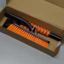 Extendable Snow Brush and Ice Scraper for Car, 30"-35"-39" Adjustable Long Handle & 4.3" Ice Chipper, 360 Pivoting Brush Head & Comfortable Antiskid Grip