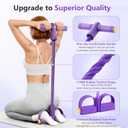 Upgraded Pedal Resistance Band with Handle, Soft Durable Fashion Puller Exercise with Thickened 6 Tension Ropes, Tube Pedal Resistance Device for Abdomen, Waist, Arm, Leg, Core/ABS