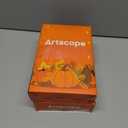 2 x Artscope Halloween Decorative Throw Pillow Covers 18x18 Inch Set of 4, Ghost Trick or Treat Pumpkin Sweet But Spooky Outdoor Farmhouse Pillow Cases for Home Sofa Couch-Orange