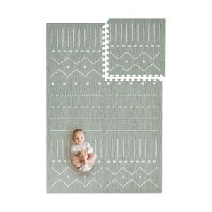 Toddlekind Playmat - Premium Foam Playmat, 4 x 6 feet, 6 Tile Extra Thick Foam Floor Puzzle Mat for Babies/Toddlers Stylish, Non-Toxic, Odorless. Perfect for Tummy Time, Crawling, and Play. Ideal for Nursery and Playroom. 0m+