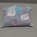 Talisea 3 Piece Tankini with Shorts - Modest Swimsuit Tummy Control Bathing Suits Athletic Sports Bra Swimwear with Pockets (Aqua Colorful Floral, Small)