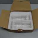 2-Piece Vintage Origami Ribbed Glassware Set