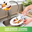 Smile Sponge Sponge Holder and Round Smiley Face Sponge Soap Dispensing Handle, Compatible with Smiley Sponges