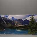 Large Moraine Lake Canvas Wall Art Bedroom Wall Decor Mountain Picture Canvas Artwork Living Room Decoration Contemporary Nature Landscape Home Wall Decor Framed Ready to Hang 20" x 40"