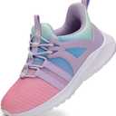 Boys Girls Sneakers for Kids Non-Slip Tennis Shoes Fashion Lightweight Breathable Running Sport Athletic (6 Big Kid, Gradient Pink)