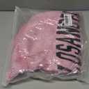 PORRCEY Juniors Short Sleeve Print Sequin Funny Dress Shirts (23178,Pink,XL)