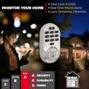 Kwikset Halo Wi-Fi Smart Lock, Keyless Entry Door Deadbolt, Geofence Auto-Unlock, Grade AAA Certified, No Hub Required Easy Install, Satin Nickel Lifetime Finish, Backlit Keypad