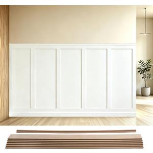 94.5x54 in Premade Board and Batten Wainscoting Kit