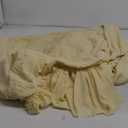 Ruffled Sofa Slipcovers with Skirt 1/2/3/4/5 Seater Stretch Sofa Seat Cushion Covers Jacquard Couch Covers Easy Fit Washable Furniture Covers for Living Room(Yellow,3 seaters(190-230cm))