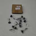 Skyygemm 11 Pcs Table Number Holders 3 Inch Place Card Holder with Alligator Clip Metal Table Card Holders Table Number Stands Table Sign Holders for Photos, Food Signs, Birthdays, Weddings (Black)