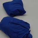 Cocktail Table Covers - 2 Pack 24"x 43" Royal Blue Cocktail Table Tablecloth with Natural Wavy Round Skirt for Bar Wedding Party Banquet (2 Pack - 24 x 43 Inch)