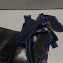 Premium Cup Holder, Console, and Door Pocket Inserts Kit Compatible with Toyota 4Runner Accessories 2010-2024 (2 Row, Blue Trim)-27PC Set