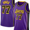Luka Doncic Los Angeles Lakers NBA Kids Youth 8-20 Purple Statement Edition Swingman Jersey M