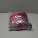 Chvity Women Velvet Backless Mini Dress Sqaure Neck Long Sleeve Casual Loose Holiday Party Winter Babydoll Velour Dressess (Large, Red)