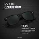 KALIYADI Polarized Sunglasses for Men and Women Matte Finish Sun glasses Color Mirror Lens UV Blocking (3 Pack)