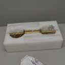 Brass Wall Sconces Set of Two, Clear Ribbed Glass Tube Sconces, Gold Bathroom Sconce, Bathroom Sconces Set of 2, vintage vanity Mirror Wall Lights, Wall Lights for Living Room Bedroom Hallway Stairs (Single-head, Copper color)