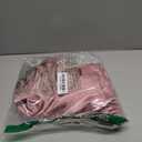 GRACE KARIN Women's Long Sleeve Satin Blouse,Mock Neck Work Silk Shirts,Dressy Tops for Business Casual Office (Large, Pink)