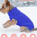 Dog Sweaters for Small Medium Large Dogs Cats, Soft Warm Turtleneck Pullover Solid Cable Knit Fleece Stretch Pet Clothes,Classic Fuzzy Coat for Puppy Girl Boys for Fall Winter Cold Weather