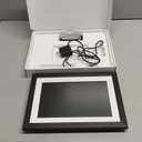 Frameo 10.1 inch Digital Picture Frame WiFi Smart Digital Photo Frame Wood IPS HD 1280 * 800 1080P Touch Screen Auto-Rotate Easy Setup to use Free Share Photos and Videos Gift for mon Father Women