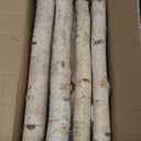 12-Pack Birch Logs for Crafts,Christmas Fireplace Decor Natural Home Wood Decor Birch Wood Branches Fire Logs for Fireplace,DIY,Holiday