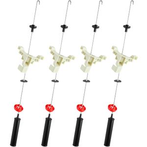 Capoda 4pcs 420952P Suspension Rod Kit Washer Suspension Assembly Compatible with Fisher & Paykel Washer WA3927G1 WA4127G1 WL4227J1 WA1068G2 WA1068P1, Replace 421841P 1880882 3022058 AP6023004