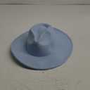 Fedora Hat Women Hat Winter Luxury Man Hats for Women (One Size, Sky Blue)