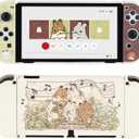 GeekShare Cute Protective Case for Switch OLED Slim Cover Case Hard PC Protective Shell Compatible with Switch OLED - Team Timothy