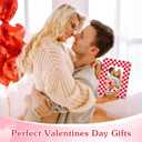 PETCEE Love Picture Frame for Couples - Valentines Day Picture Frame Unique Gift Red and White Heart Design Romantic Valentine's Day Gifts for Him Her Wedding Anniversary Birthday Family Decorations