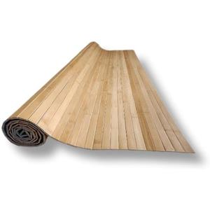 Fluted Bamboo Wood Panel on flexible backing (47.25" x 47.25" sheet) - Great for DIY projects, furniture flipping, wall covering etc.