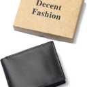 Men's Leather Wallet, Bi-fold, Classic Design,Brown Genuine leather | Leather Wallets for Men, Genuine Leather Mens Wallets Bifold with ID Windows (Brown)