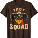Thanksgiving Turkey Trot Squad 2025 Trot Race Women Men Kids T-Shirt, Size M