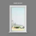 Room Darkening Cordless Mini Blind - 23" W x 64" L - White, Over 1,400 Custom Sizes Starting at 9.97, Durable 1" Vinyl Slats, Smooth Lift Operation, Horizontal Window Shades by Lumino