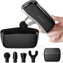 KingPavonini Mini Massage Gun with All-in-One Storage Case, 0.5 LBS Pocket-Sized Small Massage Gun Deep Tissue, Portable Percussion Massager for Travel, Gym