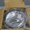 TEAIERXY 4 Inch 16FT Dryer Vent Hose,Flexible Insulated Air Ducting,Vent Hose PVC Aluminum Foil with 2 Clamps for HVAC Ventilation(Grey)