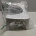 Squatty Potty Simple Curve Bathroom Toilet Stool 7" White