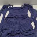 PRETTYGARDEN Women's 2026 Summer Wedding Guest Dress Sleeveless Ruffle Formal Cocktail Party Maxi Bodycon Dresses (Medium, Navy)